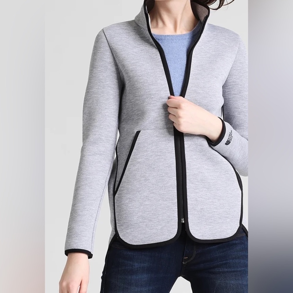 The North Face Gray and Black Full Front Zipper Women's Jacket Size XS/TP